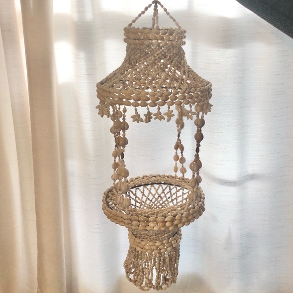 Vintage | Bohemian Seashell Beaded Hanging BOHO - Picture 1 of 6